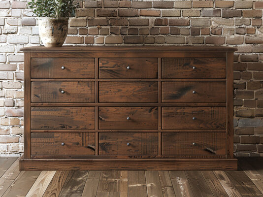 An empty bedroom with a removed dresser.