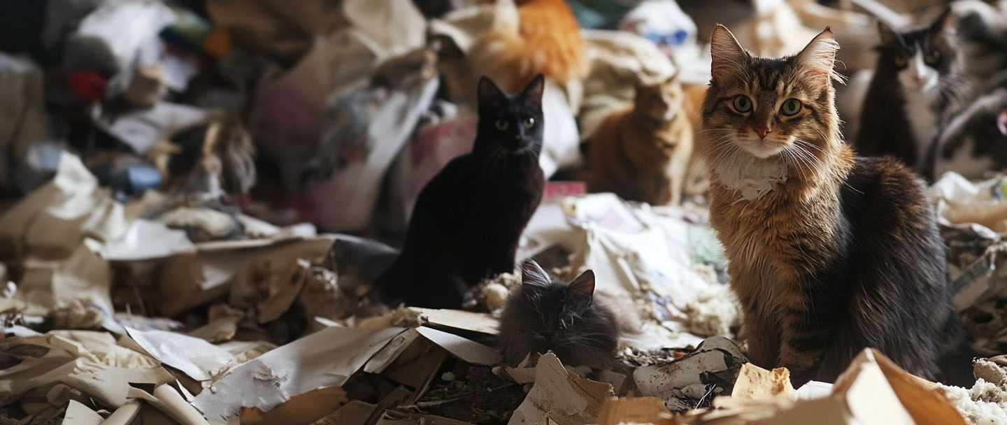 Over time, they find themselves taking in more animals than they can realistically care for.