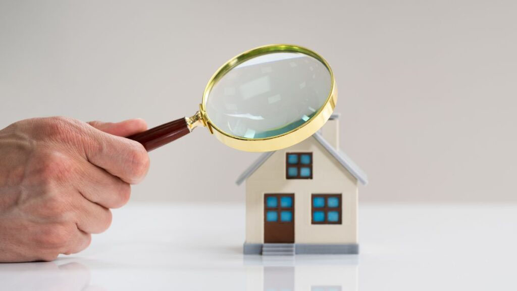 A checklist for inspecting the property after a cleanout, highlighting safety checks.